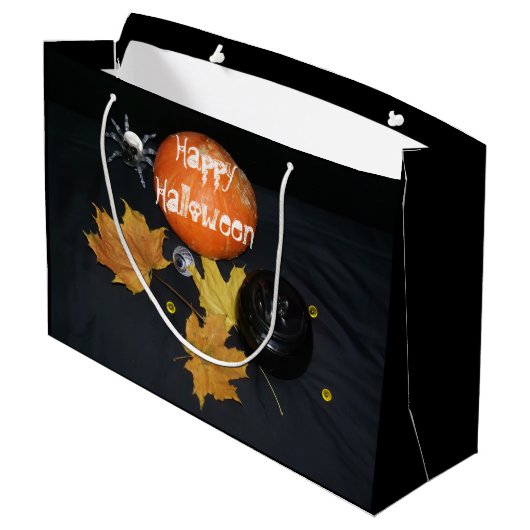 Grand Sac Cadeau Décor Halloween (Dos Angle)