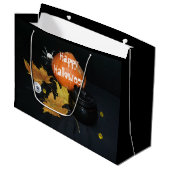 Grand Sac Cadeau Décor Halloween (Devant Angle)