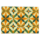 Grand Sac Cadeau Decorative retro seamless pattern (Dos)