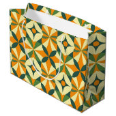 Grand Sac Cadeau Decorative retro seamless pattern (Dos Angle)