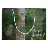 Grand Sac Cadeau Deep In The Pines Joyeux Anniversaire (Dos)