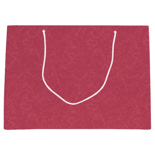 Grand Sac Cadeau Deep pink textured swirling pattern (Devant)