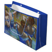 Grand Sac Cadeau Degas Blue Dancers Pastel Fine Art Masterpiece (Devant Angle)