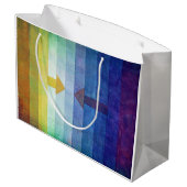 Grand Sac Cadeau Dégradé avec flèche, Paul Klee (Dos Angle)