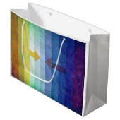 Grand Sac Cadeau Dégradé avec flèche, Paul Klee (Devant Angle)