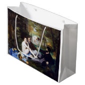 Grand Sac Cadeau Déjeuner sur l'herbe, Manet (Devant Angle)