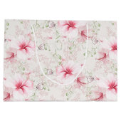 Grand Sac Cadeau Demoiselle d'honneur Fleur Rose Mignonne (Dos)