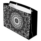 Grand Sac Cadeau Dentelle noire (Dos Angle)