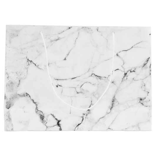 Grand Sac Cadeau Dépendance de marbre (Dos)