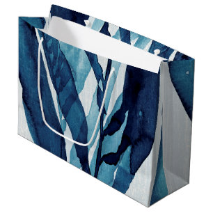 Grand Sac Cadeau Dérive bleue I