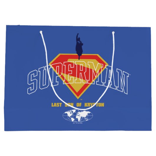 Grand Sac Cadeau Dernier fils de Krypton Emblem (Dos)