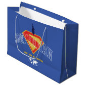 Grand Sac Cadeau Dernier fils de Krypton Emblem (Devant Angle)