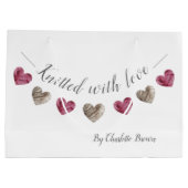 Grand Sac Cadeau Des cadeaux faits à la main (Dos)