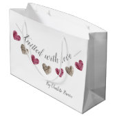 Grand Sac Cadeau Des cadeaux faits à la main (Dos Angle)