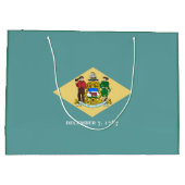 Grand Sac Cadeau Design de drapeau d'état du Delaware (Dos)