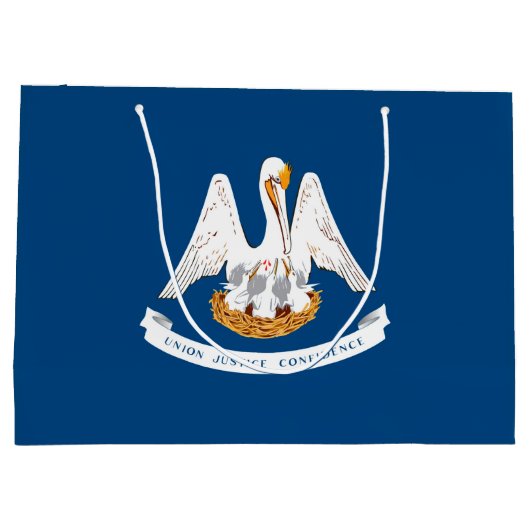Grand Sac Cadeau Design de Louisiana State Flag (Dos)