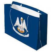 Grand Sac Cadeau Design de Louisiana State Flag (Dos Angle)