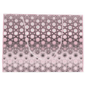 Grand Sac Cadeau Design de métamorphose rose (Dos)