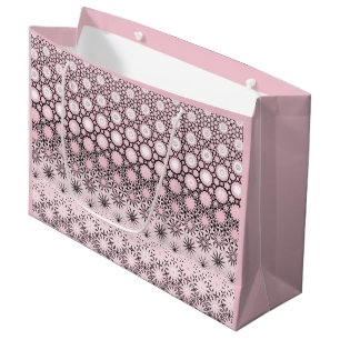 Grand Sac Cadeau Design de métamorphose rose