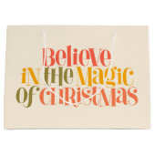 Grand Sac Cadeau Design de mode de vie lent (Devant)