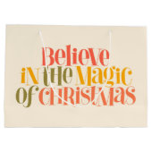 Grand Sac Cadeau Design de mode de vie lent (Dos)