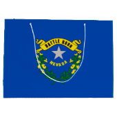 Grand Sac Cadeau Design du drapeau d'état du Nevada (Dos)