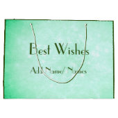 Grand Sac Cadeau Design élégant Happy 40e anniversaire (Dos)