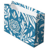 Grand Sac Cadeau Design floral 20 (Devant Angle)