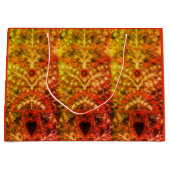 Grand Sac Cadeau Design textile indien antique (Devant)