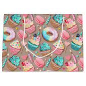 Grand Sac Cadeau Desserts Sucrés de Célébration (Devant)