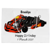 Grand Sac Cadeau dessin animé de Kart racing (Dos)