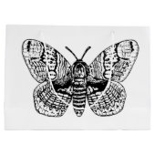 Grand Sac Cadeau Dessin Brahmin moth (Dos)