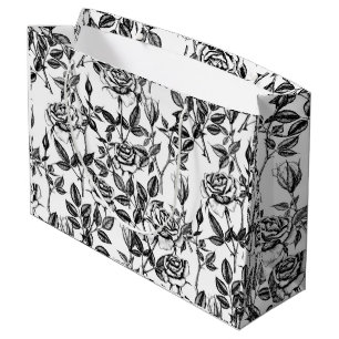 Grand Sac Cadeau dessin rose
