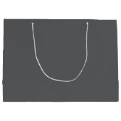 Grand Sac Cadeau Destination Wedding Monogram Dark Grey Welcome Bag (Dos)