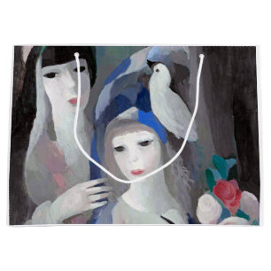 Grand Sac Cadeau Deux dame et une colombe, Marie Laurencin