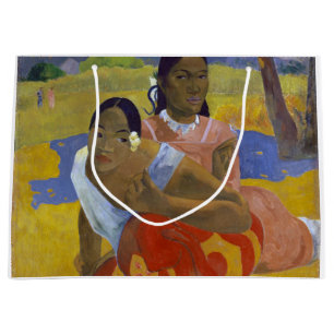 Grand Sac Cadeau Deux femmes tahitiennes, Gauguin