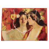 Grand Sac Cadeau Deux muses du printemps (par Stefan Luchian) (Devant)