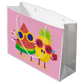 Grand Sac Cadeau Deux-ti Fruiti C'est des jumeaux (Dos Angle)