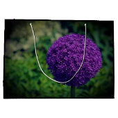Grand Sac Cadeau Devis de motivation parfait violet Allium Allium (Dos)