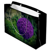Grand Sac Cadeau Devis de motivation parfait violet Allium Allium (Dos Angle)