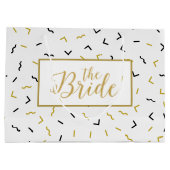 Grand Sac Cadeau Dieu & noir squgly Ines et motif d'angle (Dos)