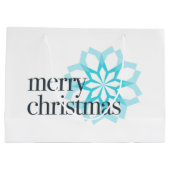 Grand Sac Cadeau Différent design classique de "Joyeux Noël" (Dos)