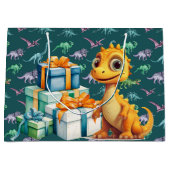 Grand Sac Cadeau Dinosaur bébé (Devant)