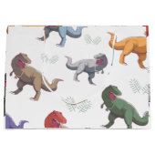 Grand Sac Cadeau Dinosaur Gift Bag (Devant)