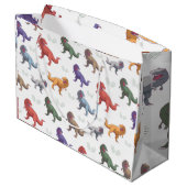 Grand Sac Cadeau Dinosaur Gift Bag (Dos Angle)