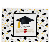 Grand Sac Cadeau Diplôme Congats (Dos)