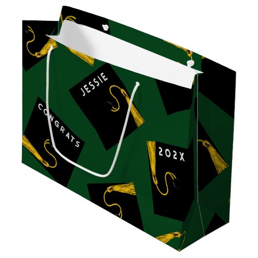 Grand Sac Cadeau Diplômé Créatif 2026 (Devant Angle)