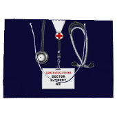 Grand Sac Cadeau Diplôme de doctorat créatif (Dos)