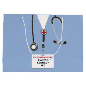 Grand Sac Cadeau Diplôme de doctorat créatif (Dos)