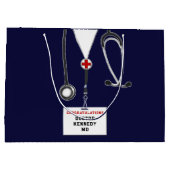 Grand Sac Cadeau Diplôme de doctorat créatif (Dos)